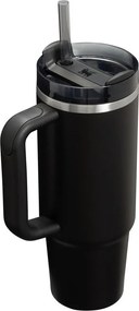 Fekete rozsdamentes acél termosz szívószállal 890 ml Quencher H2.O FlowState™ Tumbler Black 2.0 – Stanley