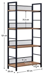 Regál Kuomintang 1 (tölgy + fekete). 1116364