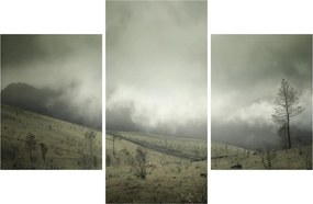 A vihar előtti táj képe (90x60 cm)
