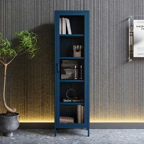 LUIGI vitrin, 500 x 1800 x 350 mm, Modern: gránátszín