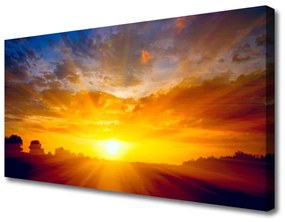 Vászonkép Sun Sky Tájkép 100x50 cm