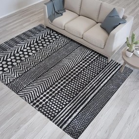 Designer szőnyeg finom mintával szürke Szélesség: 160 cm | Hosszúság: 220 cm