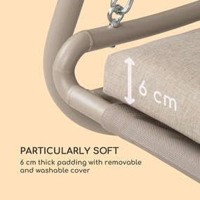 Garden Grove, kerti hintaágy, swing bed, acél váz, tetővel, poliészter