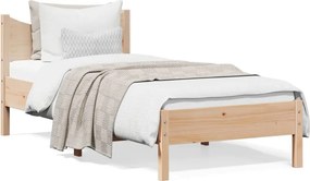 vidaXL tömör fenyőfa ágy matrac nélkül 90 x 200 cm