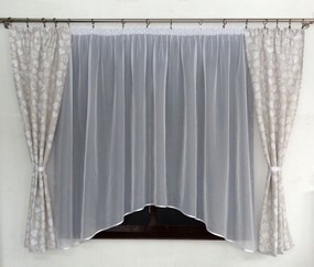 Mg Kpl Függöny Fátyol +szív Függöny varrott lengyel