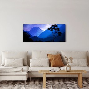 Kép - Éjszakai ég Nepálban (120x50 cm)