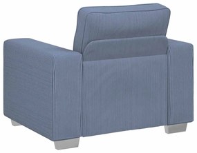 kék kordbársony szövet kanapészék 60 cm