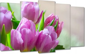 Vászonkép 100x60 Tulipánok Virágok