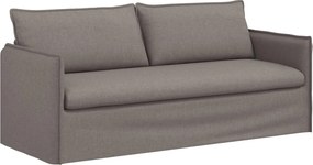 vidaXL Kanapé Tópszínű 196 x 82 x 85 cm szövet