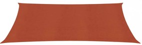 terrakotta HDPE napvitorla 160 g/m² 3 x 4,5 m
