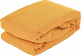 Muszlin Ágyneműhuzat Garnitúra Sárga Párnahuzat 220x243