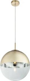 Globo 15857 Függeszték metál arany, üveg átlátszó,arany, ø: 300, Foglalat típusa:1xE27 60W 230V
