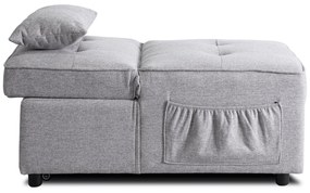 Ágyazható Fotel Szürke Színben. IBERIS 67 cm