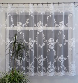 Mg Függöny 32205 Fehér 250x160cm kész, M szalaggal