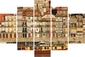 Kép - Vízparti negyed, Portugália (150x105 cm)
