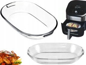 Hőálló üveg tálcabetét Air Frayer üveg Luxito