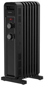 Sencor - 7 bordás olajradiátor 600/900/1500W/230V fekete