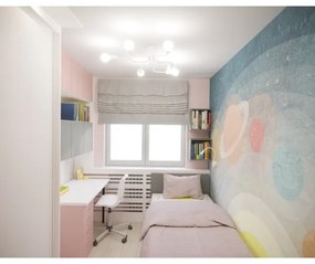 Sollux SL.1443 - Felületre szerelhető csillár VECTOR 6xE27/15W/230V fehér