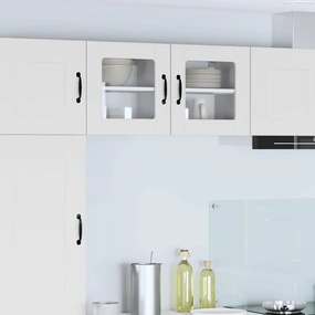 Fali konyhaszekrény 2 pcs Fehér 40 x 31 x 40 cm Faanyag