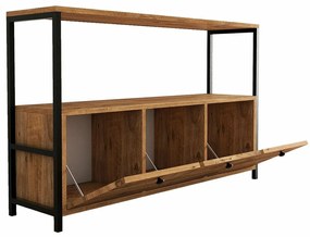 Nero v2 Atlantic Pine and Black szekrény