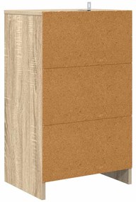 vidaXL Éjjeliszekrények 2 pcs Sonoma tölgy 40 x 30 x 467 cm Faanyag
