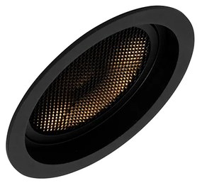 Okos, süllyesztett spotlámpa fekete, állítható, Wifi GU10 111mm-rel - Coop 111 Honey