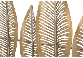 Aranyszínű fém fali fogas Long Leaf – Mauro Ferretti