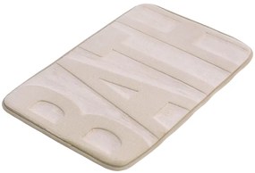 BISK Erga Basic, fürdőszoba szőnyeg 60x40 cm, 5-ös modell, bézs, ERG-07898