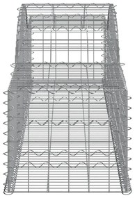 30 db íves horganyzott vas gabion kosár 300x50x40/60 cm