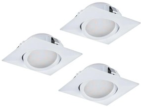 Eglo Eglo 95844 - SET 3x LED Beépíthető lámpa PINEDA 1xLED/6W/230V EG95844