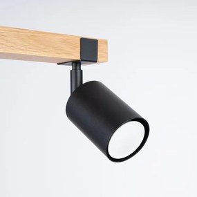 Sollux SL.1344 - Spotlámpa FAGER 2xGU10/10W/230V fekete