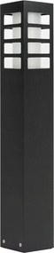 Kültéri ipari kerti oszlop lámpa fekete 50 cm IP54 Su-ma