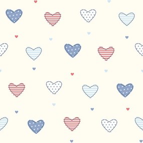 Fali Tapéta A Gyerekszobába Szív Alakú