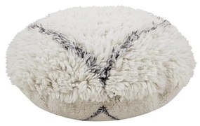 Fehér gyapjú puff Berber Soul – Lorena Canals