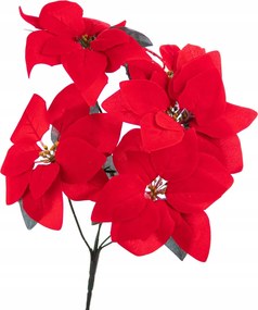 Művirág csokor Poisencia csillag piros művirág