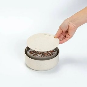 Plastia Microgreens+Regrow Nagy Farm, elefántcsont kávézaccal