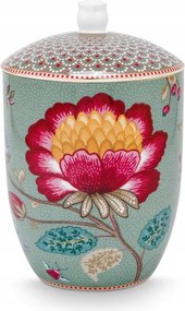 Porcelán tároló doboz Blooming Tales Fantasy Blue Pip Studio, 1500 ml