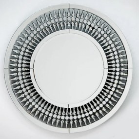 16JZ112 Tilda kerek tükör kristályokkal 80 cm