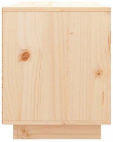 tömör fenyőfa TV-szekrény 74 x 35 x 44 cm
