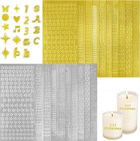 20 ív Arany és Ezüst matricák