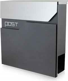 Postaláda Újság Postaláda Antracit