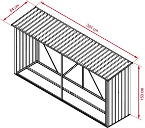 Avenberg BALTIC JUMBO Fatároló - Antracit