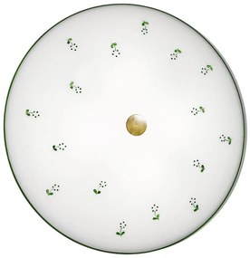 Kolarz 731.U14.4.21-Mennyezeti lámpa NONNA 4xE27/60W/230V átm. 54 cm zöld/réz