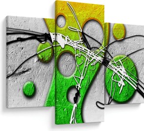 Absztrakt kép (90x60 cm)