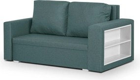 DOLAR1 Kétszemélyes kinyitható kanapé Türkizkék