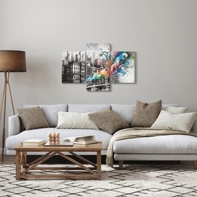 Kép - Ipari élet (90x60 cm)