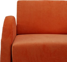 Széthúzható fotel, narancssárga, MILI 1