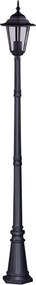 KAJA K-7064A/1 CZARNY STANDARD Fekete Színű Kültéri Állólámpa 1xE27 15W IP44