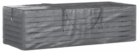 fekete polietilén kerti párnatároló zsák 135 x 40 x 55 cm