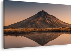 A Mount Taranaki visszaverődése, Új-Zéland (90x60 cm)